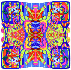 Colored by Sheila Ann Galantino - from Cool (Angie's Extreme Coloring Books Volume 2)
