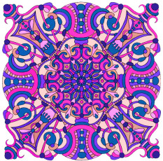 Colored by Sheila Ann Galantino - from Cool (Angie's Extreme Coloring Books Volume 2)