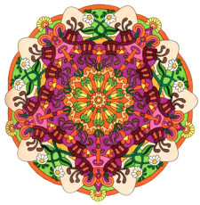 Colored by Sheila Ann Galantino - from Wow (Angie's Extreme Coloring Books Volume 1)