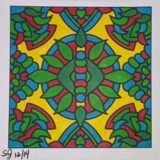 Colored by Shyla Jannusch - from Doodles (For Crayons And Wide Tipped Markers)