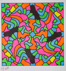 Colored by Shyla Jannusch - from Doodles (For Crayons And Wide Tipped Markers)