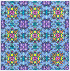 Colored by Sue Cooper - from Bling (Angie's Patterns Volume 11)