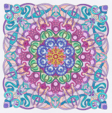 Colored by Sue Cooper - from Cool (Angie's Extreme Coloring Books Volume 2)