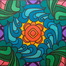 Colored by Amy Wilson-Fontenot - from Bling (For Crayons And Wide Tipped Markers)