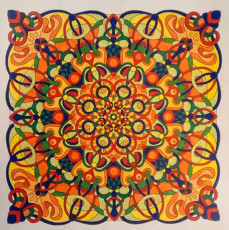 Colored by Annette DeJong - from Cool (Angie's Extreme Coloring Books Volume 2)
