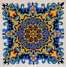 Colored by Annette DeJong - from Cool (Angie's Extreme Coloring Books Volume 2)