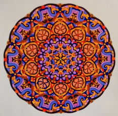 Colored by Annette DeJong - from Cool (Angie's Extreme Coloring Books Volume 2)