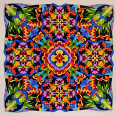 Colored by Annette DeJong - from Wow (Angie's Extreme Coloring Books Volume 1)