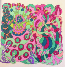 Colored by Cozette Morstein - from Cool (Angie's Extreme Coloring Books Volume 2)