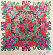 Colored by Cozette Morstein - from Cool (Angie's Extreme Coloring Books Volume 2)