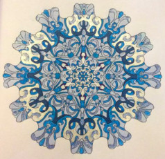 Colored by Cozette Morstein - from Cool (Angie's Extreme Coloring Books Volume 2)