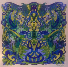 Colored by Deborah Powell - from Cool (Angie's Extreme Coloring Books Volume 2)