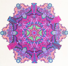 Colored by Deborah Powell - from Wow (Angie's Extreme Coloring Books Volume 1)