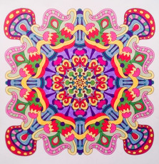 Colored by Deborah Powell - from Wow (Angie's Extreme Coloring Books Volume 1)