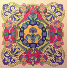 Colored by Deborah Powell - from Wow (Angie's Extreme Coloring Books Volume 1)