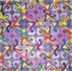 Colored by Jerri Crandall - from Whimsy (Angie's Patterns Volume 2)