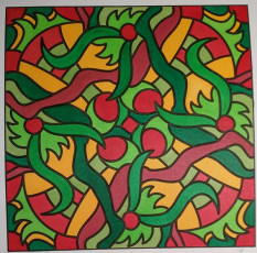 Colored by Lauren Adamek-Dean - from Classy (For Crayons And Wide Tipped Markers)