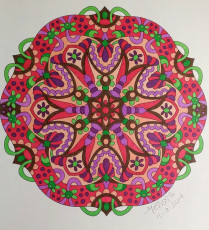 Colored by Melissa Adamek-Dean - from Cool (Angie's Extreme Coloring Books Volume 2)