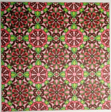 Colored by Melissa Adamek-Dean - from Flowers (Angie's Patterns Volume 8)