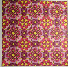 Colored by Melissa Adamek-Dean - from Flowers (Angie's Patterns Volume 8)