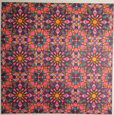 Colored by Melissa Adamek-Dean - from Flowers (Angie's Patterns Volume 8)