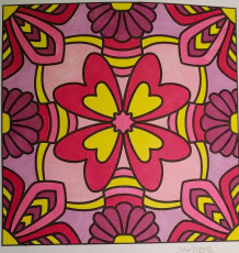 Colored by Melissa Adamek-Dean - from More Flowers (For Crayons And Wide Tipped Markers)