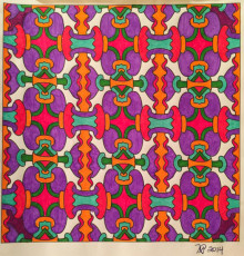Colored by Nancy Posey - from Snazzy (Angie's Patterns Volume 3)