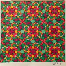 Colored by Nancy Posey - from Snazzy (Angie's Patterns Volume 3)