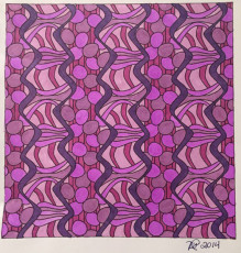 Colored by Nancy Posey - from Whimsy (Angie's Patterns Volume 2)