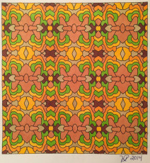 Colored by Nancy Posey - from Whimsy (Angie's Patterns Volume 2)