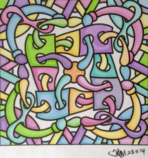 Colored by Shazzie Morgan - from Classy (Angie's Patterns Volume 13)