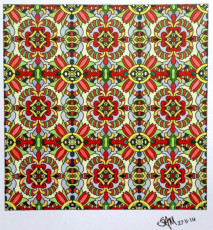 Colored by Shazzie Morgan - from Classy (Angie's Patterns Volume 13)