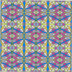 Colored by Shirley Escher - from Peppy (Angie's Patterns Volume 12)