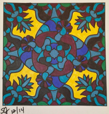 Colored by Shyla Jannusch - from Doodles (For Crayons And Wide Tipped Markers)
