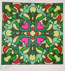 Colored by Shyla Jannusch - from Doodles (For Crayons And Wide Tipped Markers)
