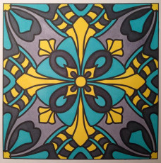 Colored by Amy Wilson-Fontenot - from More Flowers (For Crayons And Wide Tipped Markers)