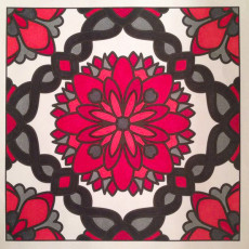 Colored by Amy Wilson-Fontenot - from More Flowers (For Crayons And Wide Tipped Markers)