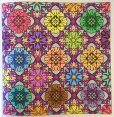 Colored by Cozette Morstein - from Flowers (Angie's Patterns Volume 8)