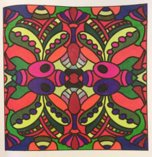 Colored by Cozette Morstein - from Peppy (For Crayons And Wide Tipped Markers)
