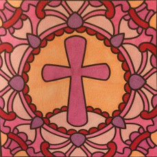 Colored by Jackie Posey - from Faith (A Coloring Journal)