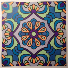 Colored by Joley Fontenot - from More Flowers (For Crayons And Wide Tipped Markers)