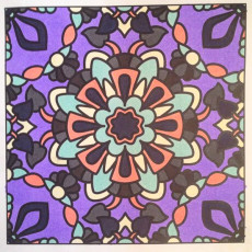 Colored by Joley Fontenot - from More Flowers (For Crayons And Wide Tipped Markers)