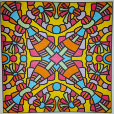 Colored by Judy Sarmiento - from Bling (For Crayons And Wide Tipped Markers)