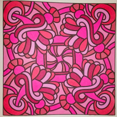 Colored by Judy Sarmiento - from Bling (For Crayons And Wide Tipped Markers)