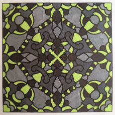 Colored by Kameron Dauzat - from More Doodles (For Crayons And Wide Tipped Markers)