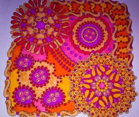 Colored by Kerstin F Aus Z - from Wow (Angie's Extreme Coloring Books Volume 1)