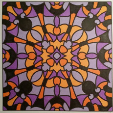 Colored by Lauren Adamek-Dean - from Classy (For Crayons And Wide Tipped Markers)
