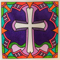 Colored by Lynda Crossland - from Faith (For Crayons And Wide Tipped Markers)