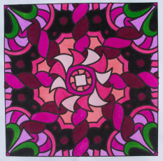 Colored by Mary Weeks - from More Doodles (For Crayons And Wide Tipped Markers)