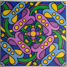 Colored by Melissa Adamek-Dean - from Nifty (For Crayons And Wide Tipped Markers)